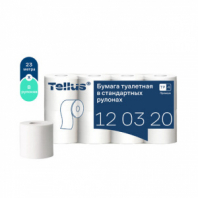 Бумага туалетная Tellus/TORK (Система T4) PREMIUM, спайка 8 рулонов по 23 метра, 2-слойная, белая, 120320 Бумага туалетная Tellus/TORK (Система T4) PREMIUM, спайка 8 рулонов по 23 метра, 2-слойная, белая, 120320