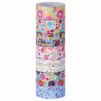 Клейкие WASHI-ленты для декора "Микс №2", 15 мм х 3 м, 7 цветов, рисовая бумага, ОСТРОВ СОКРОВИЩ, 661710 Клейкие WASHI-ленты для декора "Микс №2", 15 мм х 3 м, 7 цветов, рисовая бумага, ОСТРОВ СОКРОВИЩ, 661710