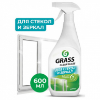 Средство для мытья стекол и зеркал 600 мл, GRASS "Clean glass", распылитель, 130600 Средство для мытья стекол и зеркал 600 мл, GRASS "Clean glass", распылитель, 130600