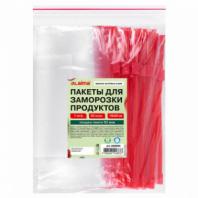 Пакеты для заморозки продуктов, 1 л, КОМПЛЕКТ 50 шт., с замком-застежкой (слайдер), LAIMA, 608909 Пакеты для заморозки продуктов, 1 л, КОМПЛЕКТ 50 шт., с замком-застежкой (слайдер), LAIMA, 608909