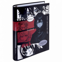 Тетрадь на кольцах А5 175х215 мм, 120 листов, твердый картон, клетка, BRAUBERG, "Anime Manga", 404715 Тетрадь на кольцах А5 175х215 мм, 120 листов, твердый картон, клетка, BRAUBERG, "Anime Manga", 404715