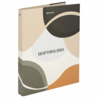 Папка-портфолио универсальная, 4 кольца, 20 файлов, 7БЦ матовая, BRAUBERG "Abstraction", 117555 Папка-портфолио универсальная, 4 кольца, 20 файлов, 7БЦ матовая, BRAUBERG "Abstraction", 117555