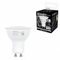 Лампа светодиодная SONNEN EXTRA, 12 (110) Вт, GU10, софит, нейтральный белый, 30000 ч, LED MR16-GU10-12W-4000, 457927 Лампа светодиодная SONNEN EXTRA, 12 (110) Вт, GU10, софит, нейтральный белый, 30000 ч, LED MR16-GU10-12W-4000, 457927