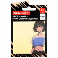 Блок самоклеящийся (стикеры) BRAUBERG ANIME, 73х73 мм, 20 листов, 116709 Блок самоклеящийся (стикеры) BRAUBERG ANIME, 73х73 мм, 20 листов, 116709