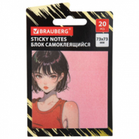 Блок самоклеящийся (стикеры) BRAUBERG ANIME, 73х73 мм, 20 листов, 116707 Блок самоклеящийся (стикеры) BRAUBERG ANIME, 73х73 мм, 20 листов, 116707