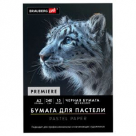 Бумага для пастели АБРАЗИВНАЯ А3, 270х380 мм, в папке, 15 листов, ЧЕРНАЯ, 240 г/м2, BRAUBERG ART, 117766 Бумага для пастели АБРАЗИВНАЯ А3, 270х380 мм, в папке, 15 листов, ЧЕРНАЯ, 240 г/м2, BRAUBERG ART, 117766