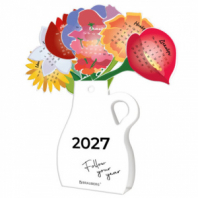 Календарь настольный, подарочный, фигурный, 2027, сувенир DIY, картон, BRAUBERG, "Букет", 116734 Календарь настольный, подарочный, фигурный, 2027, сувенир DIY, картон, BRAUBERG, "Букет", 116734
