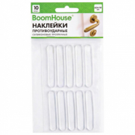 Противоударные силиконовые наклейки 63х10 мм, КОМПЛЕКТ 10 шт., BOOMHOUSE (БУМХАУС), 701836 Противоударные силиконовые наклейки 63х10 мм, КОМПЛЕКТ 10 шт., BOOMHOUSE (БУМХАУС), 701836