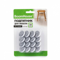 Подпятник фетровый для мебели 24 мм, КОМПЛЕКТ 16 шт., BOOMHOUSE (БУМХАУС), 701834 Подпятник фетровый для мебели 24 мм, КОМПЛЕКТ 16 шт., BOOMHOUSE (БУМХАУС), 701834