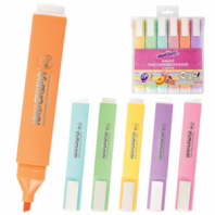 Набор текстовыделителей ЮНЛАНДИЯ 6 шт., АССОРТИ, "COLORSTAR PASTEL", линия 1-4 мм, 151717 Набор текстовыделителей ЮНЛАНДИЯ 6 шт., АССОРТИ, "COLORSTAR PASTEL", линия 1-4 мм, 151717