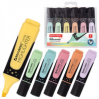 Набор текстовыделителей BRAUBERG 6 шт., АССОРТИ, "EXTRA PASTEL", прорезиненный корпус, линия 1-5 мм, 151757 Набор текстовыделителей BRAUBERG 6 шт., АССОРТИ, "EXTRA PASTEL", прорезиненный корпус, линия 1-5 мм, 151757
