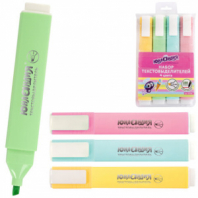 Набор текстовыделителей ЮНЛАНДИЯ 4 шт., АССОРТИ, "COLORSTAR PASTEL", линия 1-4 мм, 151716 Набор текстовыделителей ЮНЛАНДИЯ 4 шт., АССОРТИ, "COLORSTAR PASTEL", линия 1-4 мм, 151716