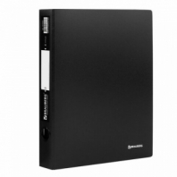 Папка на 4 кольцах BRAUBERG "Стандарт", 40 мм, черная, до 300 листов, 0,9 мм, 221620 Папка на 4 кольцах BRAUBERG "Стандарт", 40 мм, черная, до 300 листов, 0,9 мм, 221620