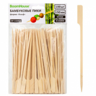 Шпажки-пики для канапе бамбуковые ГОЛЬФ 15 см, 100 шт., BOOMHOUSE (БУМХАУС), 701964 Шпажки-пики для канапе бамбуковые ГОЛЬФ 15 см, 100 шт., BOOMHOUSE (БУМХАУС), 701964