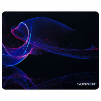 Коврик для мыши SONNEN "NEON WAVE" резина + ткань, 250х200х2 мм, 513958 Коврик для мыши SONNEN "NEON WAVE" резина + ткань, 250х200х2 мм, 513958