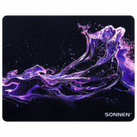 Коврик для мыши SONNEN "NEON SPLASH" резина + ткань, 250х200х2 мм, 513957 Коврик для мыши SONNEN "NEON SPLASH" резина + ткань, 250х200х2 мм, 513957