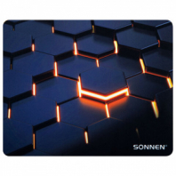Коврик для мыши SONNEN "HOT CELLS" резина + ткань, 250х200х2 мм, 513955 Коврик для мыши SONNEN "HOT CELLS" резина + ткань, 250х200х2 мм, 513955