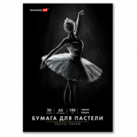 Бумага для пастели БОЛЬШАЯ А3 в папке, 20 листов ЧЕРНАЯ, 180 г/м2, BRAUBERG ART CLASSIC, 116348 Бумага для пастели БОЛЬШАЯ А3 в папке, 20 листов ЧЕРНАЯ, 180 г/м2, BRAUBERG ART CLASSIC, 116348