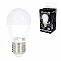 Лампа светодиодная SONNEN EXTRA, 10 (85) Вт, E27, шар, нейтральный белый, 30000 ч, LED G45-10W-4000-Е27, 457914 Лампа светодиодная SONNEN EXTRA, 10 (85) Вт, E27, шар, нейтральный белый, 30000 ч, LED G45-10W-4000-Е27, 457914