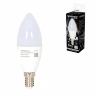 Лампа светодиодная SONNEN EXTRA, 7 (60) Вт, Е14, свеча, нейтральный белый, 30000 ч, LED C37-7W-4000-Е14, 457903 Лампа светодиодная SONNEN EXTRA, 7 (60) Вт, Е14, свеча, нейтральный белый, 30000 ч, LED C37-7W-4000-Е14, 457903