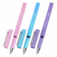 Ручка гелевая с грипом BRAUBERG "VIVID PASTEL", СИНЯЯ, корпус ассорти, игольчатый узел 0,5 мм, линия письма 0,35 мм, 144539 Ручка гелевая с грипом BRAUBERG "VIVID PASTEL", СИНЯЯ, корпус ассорти, игольчатый узел 0,5 мм, линия письма 0,35 мм, 144539