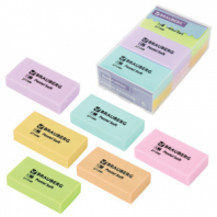 Ластики BRAUBERG PASTEL SOFT НАБОР 6 шт., размер ластика 45х25х10 мм, экологичный ПВХ, 271340 Ластики BRAUBERG PASTEL SOFT НАБОР 6 шт., размер ластика 45х25х10 мм, экологичный ПВХ, 271340