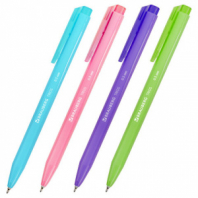 Ручка шариковая автоматическая BRAUBERG "TRIOS BRIGHT COLOR", корпус ассорти, СИНЯЯ, пишущий узел 0,5 мм, линия письма 0,3 мм, 144497 Ручка шариковая автоматическая BRAUBERG "TRIOS BRIGHT COLOR", корпус ассорти, СИНЯЯ, пишущий узел 0,5 мм, линия письма 0,3 мм, 144497