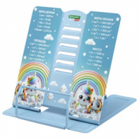 Подставка для книг и учебников большая BRAUBERG KIDS "Unicorn" с единицами измерения, регулируемый угол наклона, металлическая, 238963 Подставка для книг и учебников большая BRAUBERG KIDS "Unicorn" с единицами измерения, регулируемый угол наклона, металлическая, 238963