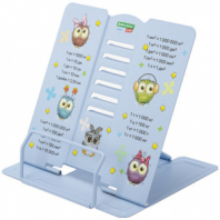 Подставка для книг и учебников большая BRAUBERG KIDS "Cute Owl" с единицами измерения, регулируемый угол наклона, металлическая, 238962 Подставка для книг и учебников большая BRAUBERG KIDS "Cute Owl" с единицами измерения, регулируемый угол наклона, металлическая, 238962