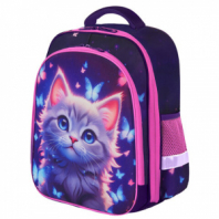 Ранец BRAUBERG KIDS STANDARD, 2 отделения, "Любознательный кот", 36х28х14 см, 273145 Ранец BRAUBERG KIDS STANDARD, 2 отделения, "Любознательный кот", 36х28х14 см, 273145