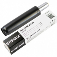 Газлифт BRABIX A-100 короткий, черный, длина в открытом виде 346 мм, d50 мм, класс 2, 532001 Газлифт BRABIX A-100 короткий, черный, длина в открытом виде 346 мм, d50 мм, класс 2, 532001