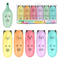 Набор текстовыделителей мини 6 ЦВЕТОВ BRAUBERG KIDS "CUTE CATS PASTEL", линия 1-5 мм, 152436 Набор текстовыделителей мини 6 ЦВЕТОВ BRAUBERG KIDS "CUTE CATS PASTEL", линия 1-5 мм, 152436