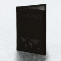 Обложка для паспорта "Passport map", экокожа soft-touch, черная, STAFF, 238760 Обложка для паспорта "Passport map", экокожа soft-touch, черная, STAFF, 238760