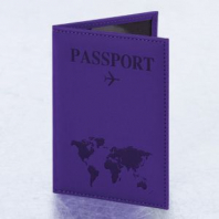 Обложка для паспорта "Passport map", экокожа soft-touch, фиолетовая, STAFF, 238762 Обложка для паспорта "Passport map", экокожа soft-touch, фиолетовая, STAFF, 238762