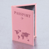Обложка для паспорта "Passport map", экокожа soft-touch, розовая, STAFF, 238759 Обложка для паспорта "Passport map", экокожа soft-touch, розовая, STAFF, 238759