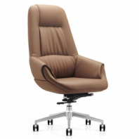 Кресло HAWASAN (ХАВАСАН) PREMIUM EX-810, хромированная сталь, экокожа, коричневое, 533236