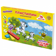 Пластилин классический ЮНЛАНДИЯ "ВЕСЁЛЫЙ ШМЕЛЬ", 16 цветов, 240 г, СО СТЕКОМ, 104810 Пластилин классический ЮНЛАНДИЯ "ВЕСЁЛЫЙ ШМЕЛЬ", 16 цветов, 240 г, СО СТЕКОМ, 104810